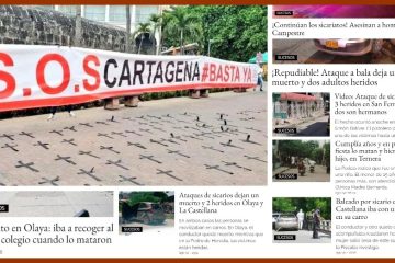 Con un angustioso ‘S.O.S. Cartagena’ por creciente ola criminal, ciudadanos piden intervención del Alto Gobierno