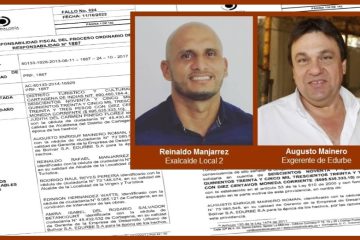 Por $695,5 millones, Contraloría declara fiscalmente responsables a Augusto Mainero y a Reinaldo Manjarrez