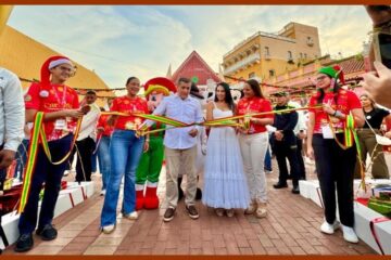 Cartagena inauguró ‘Vive tu plaza’, otra de las apuestas del Distrito para celebrar la Navidad en familia