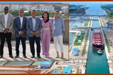 Alcalde y su equipo jurídico y financiero buscan potenciar el comercio marítimo de Cartagena mediante el Canal de Panamá
